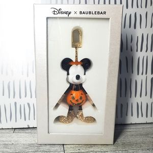 Baublebar Mickey Mouse Disney Bag Charm: Glow-In-The-Dark Pumpkin